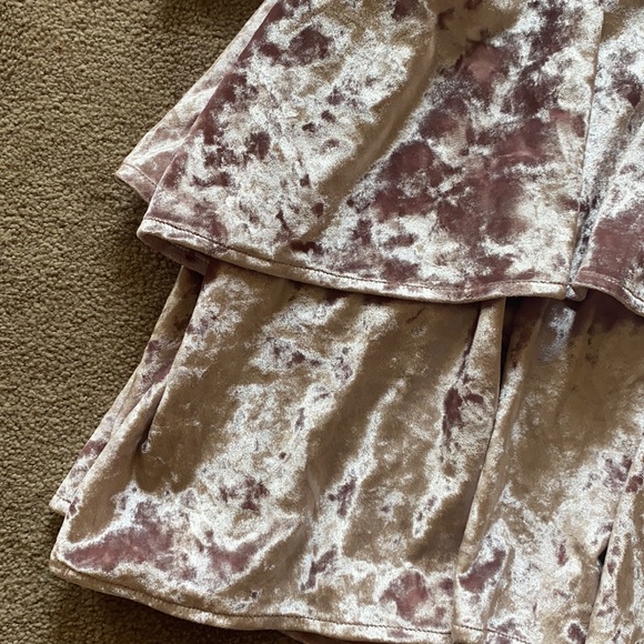 Show Me Your Mumu Cold Shoulder Crushed Velvet Top - Picture 4 of 5